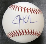Clayton Kershaw Autographed Baseball