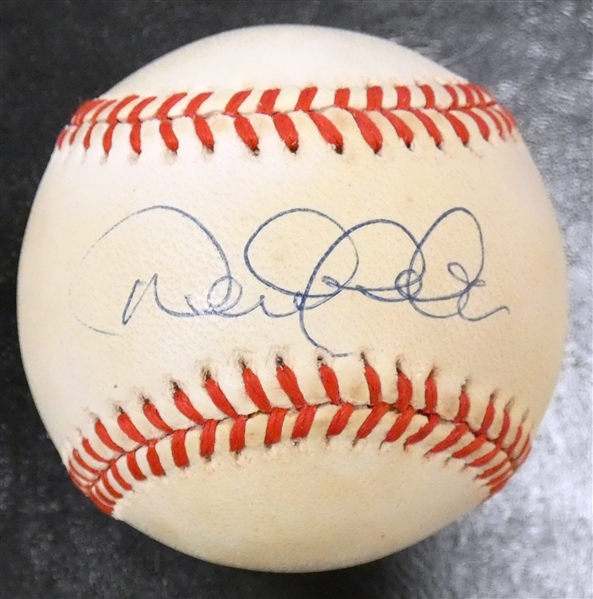 Derek Jeter Autographed Baseball