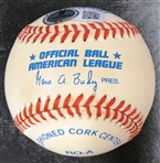 Derek Jeter Autographed Baseball