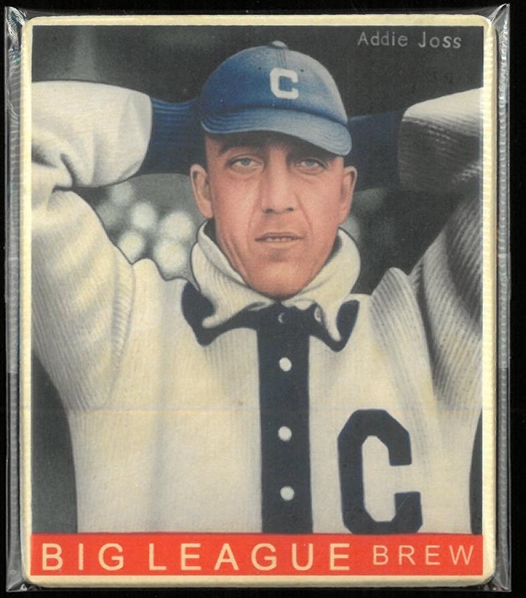 Addie Joss Big League Brew Helmar Brewing Co Card