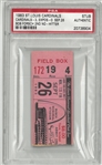 Bob Forsch 2nd No Hitter 9/26/83 Ticket