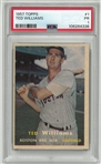 Ted Williams 1957 Topps PSA 1