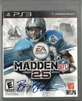Barry Sanders Autographed Madden 25 PS3 Game