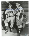 Warren Spahn & Johnny Sain Autographed 8x10