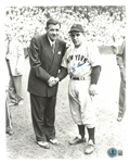 Yogi Berra Autographed 8x10 w/ Babe Ruth