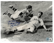 Yogi Berra Autographed 8x10 w/ Ted Williams Inscription