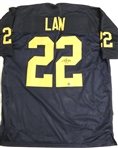 Ty Law Autographed Custom Jersey