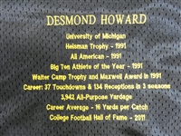Desmond Howard Autographed Custom Jersey