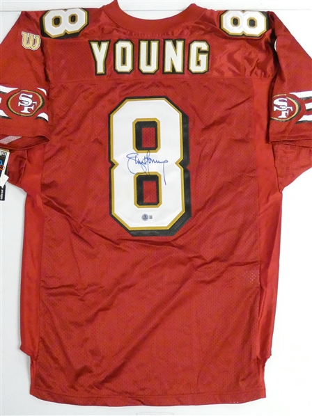 Steve Young Autographed 49ers Authentic Jersey
