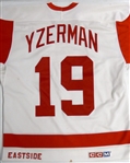 Steve Yzerman Autographed Vintage Eastside Sporting Goods CCM Jersey