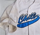 Darrell Evans Game Worn Autographed 2009 Palm Springs Chill Jersey