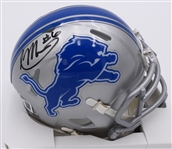 Ifeatu Melifonwu Autographed Lions Mini Helmet