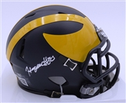 Hogan Hansen Autographed Michigan Mini Helmet