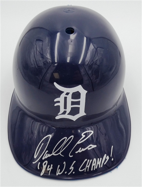 Darrell Evans Autographed Tigers Replica Batting Helmet