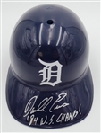 Darrell Evans Autographed Tigers Replica Batting Helmet