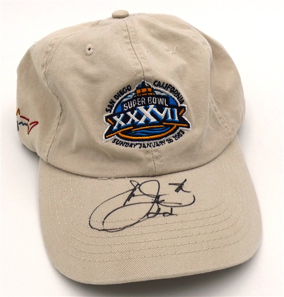 Emmitt Smith Autographed Super Bowl XXXVII Hat