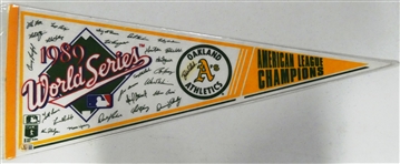 Bob Welch Autographed 1989 As Pennant