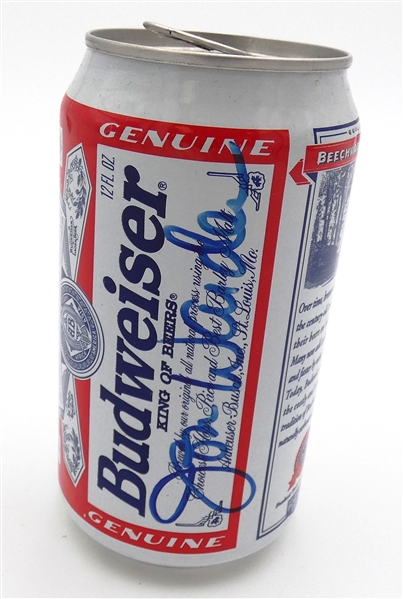 Jon Warden Autographed Budweiser Can