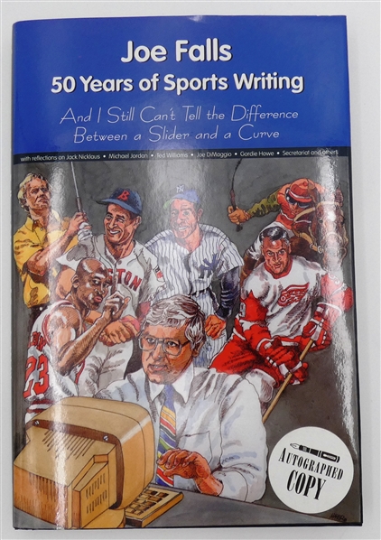 Joe Falls Autographed "50 Years of Sports Writing"