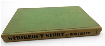 Bob Feller Autographed "Strikeout Story"