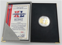 Super Bowl XL 1 oz Silver Commemorative Flip Coin 