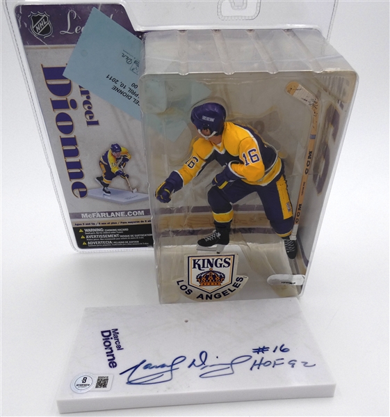 Marcel Dionne Autographed McFarlane Figure