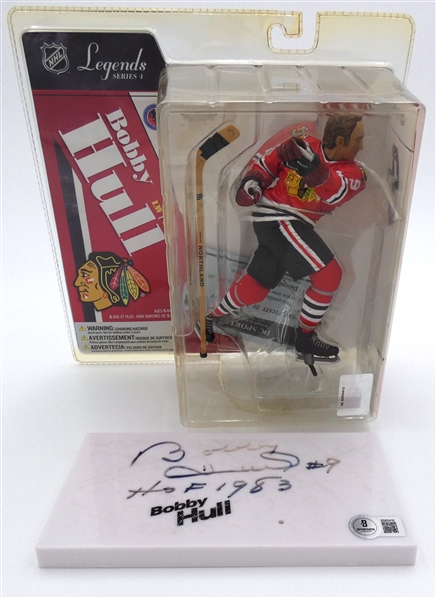 Bobby Hull Autographed McFarlane Figure