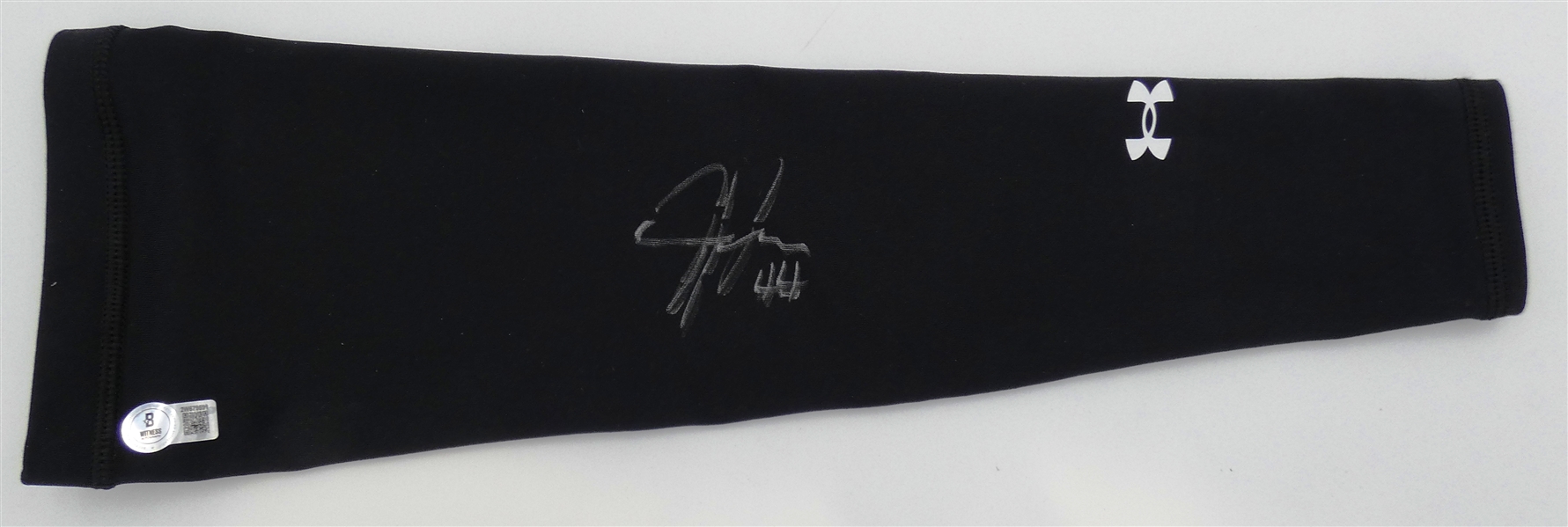 Justyn-Henry Malloy Autographed Game Worn Sleeve