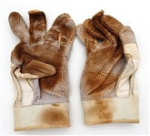 Justyn-Henry Malloy Game Worn Autographed Batting Gloves