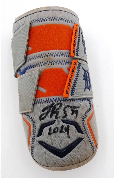 Jake Rogers Game Worn 2024 Elbow Guard
