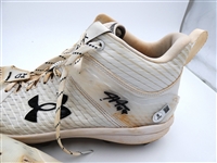 Justyn-Henry Malloy Game Worn Autographed Cleats