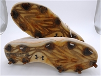 Justyn-Henry Malloy Game Worn Autographed Cleats