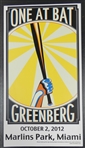 Adam Greenberg "One At Bat" Marlins 11x17 Sign