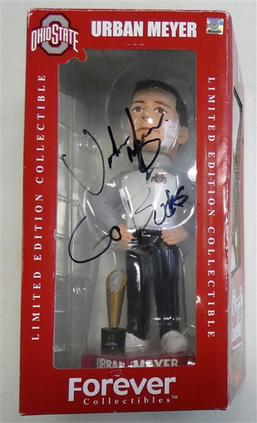 Urban Meyer Autographed Bobblehead Box