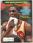 Dominique Wilkins Autographed Sports Illustrated