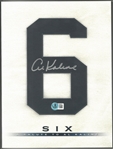 Al Kaline Autographed Commemorative #6 Book