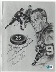 Gordie Howe Autographed Commemorative Program