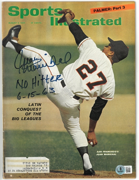 Juan Marichal Autographed Sports Illustrated