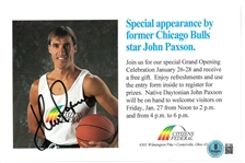 John Paxson Autographed 4x6 Ad
