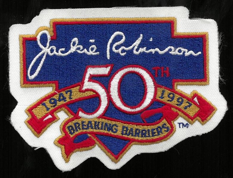 Jackie Robinson 50th Anniversary Patch