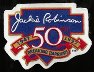 Jackie Robinson 50th Anniversary Patch