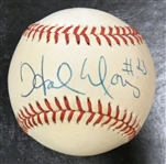 Hal Morris Autographed Baseball