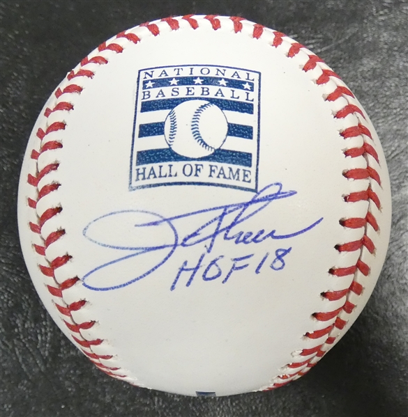 Jim Thome Autographed HOF Baseball