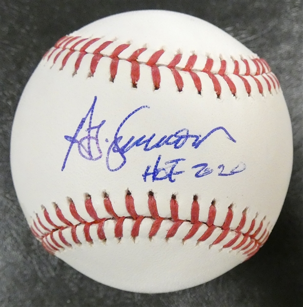 Ted Simmons Autographed Baseball