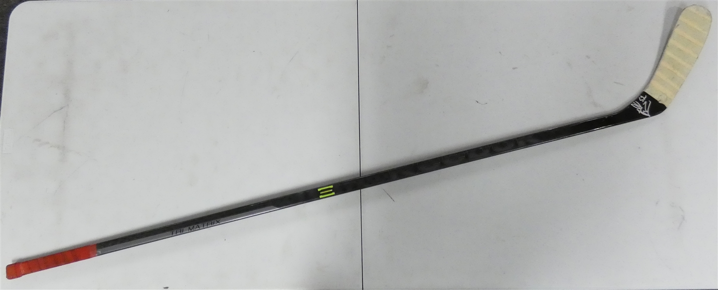 Jonathan Ericsson Game Used Autographed Stick