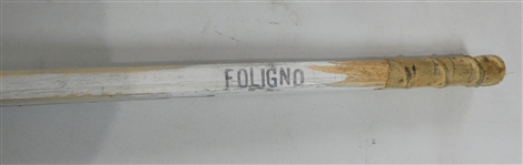 Mike Foligno Game Used Autographed Stick