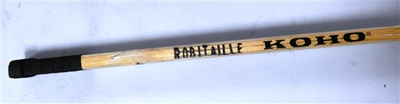 Luc Robitaille Game Used Autographed Stick