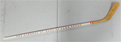 Ted Lindsay Autographed Commemorative Stick