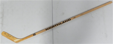 Edgar Laprade Autographed Stick