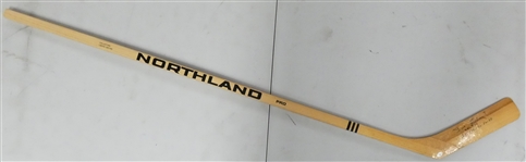 Ted Lindsay Autographed Stick